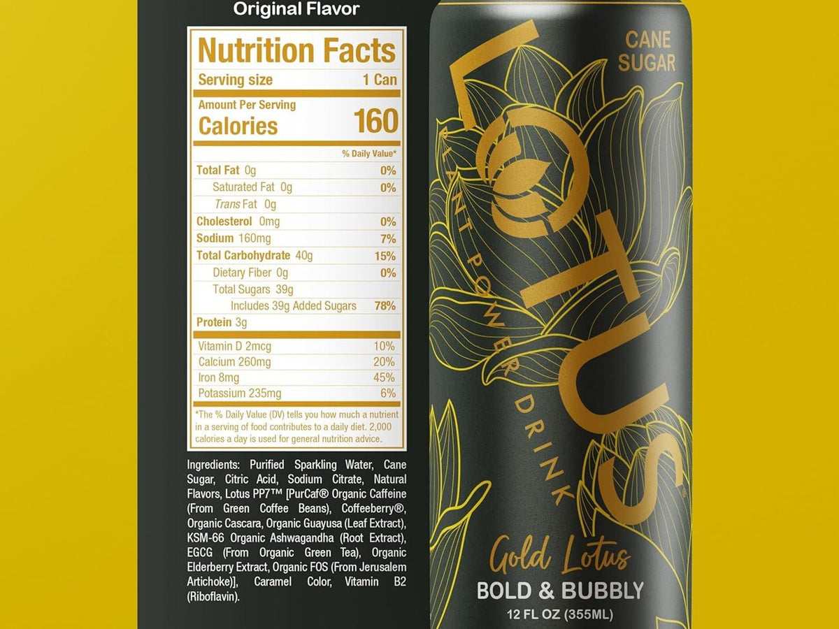 Lotus Plant Energy Gold Lotus Plant Power Energy Drink 12 fl oz at Madalyon Dessert in San Francisco