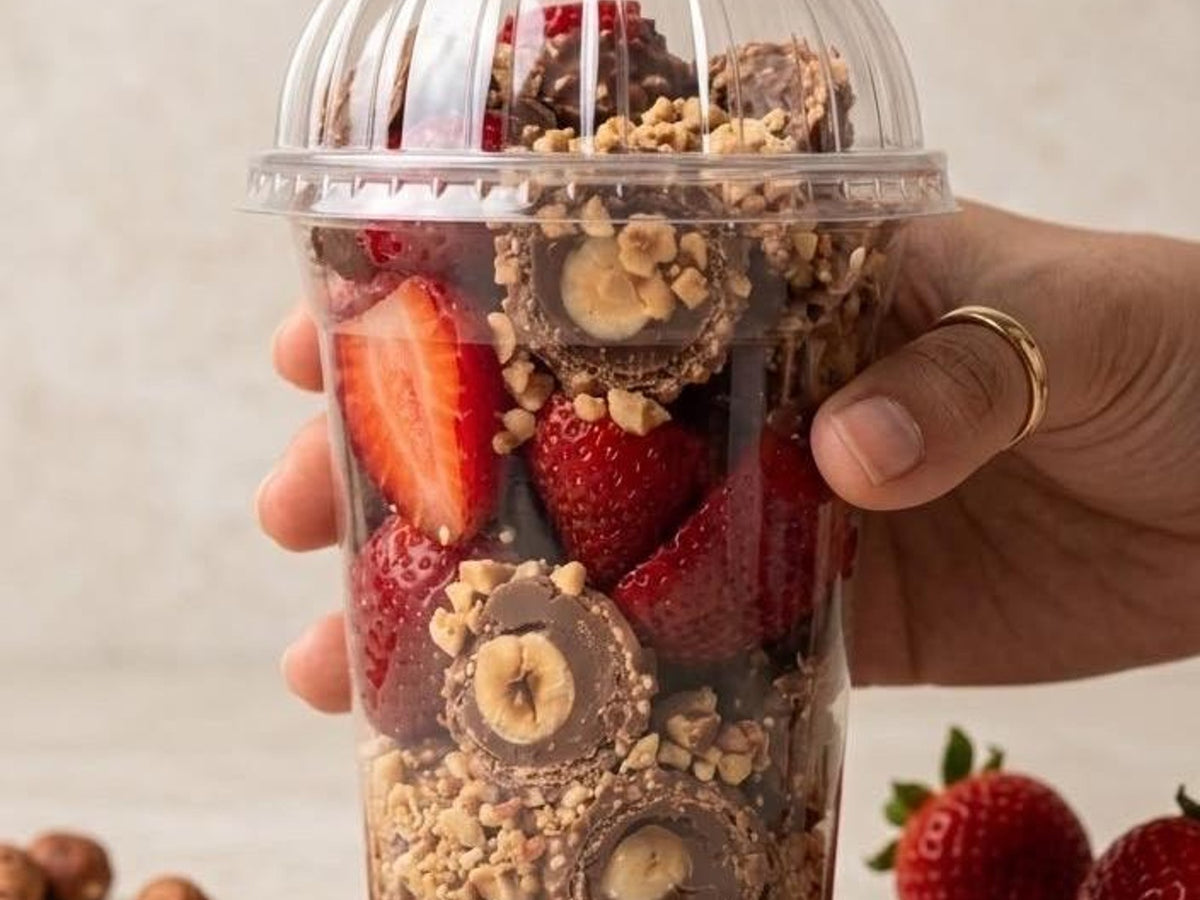Ferrero Rocher cup ( 9 oz) at Madalyon Dessert in San Francisco