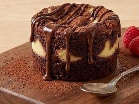 Brownie Explosion Cheesecake at Madalyon Dessert in San Francisco