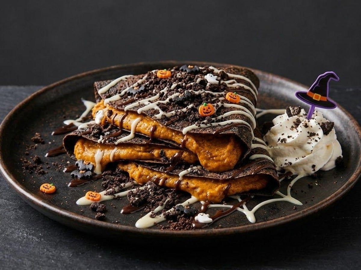 Black Cat Pumpkin Delight at Madalyon Dessert in San Francisco