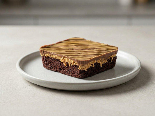 Dubai style pistachio brownie at Madalyon Dessert in San Francisco