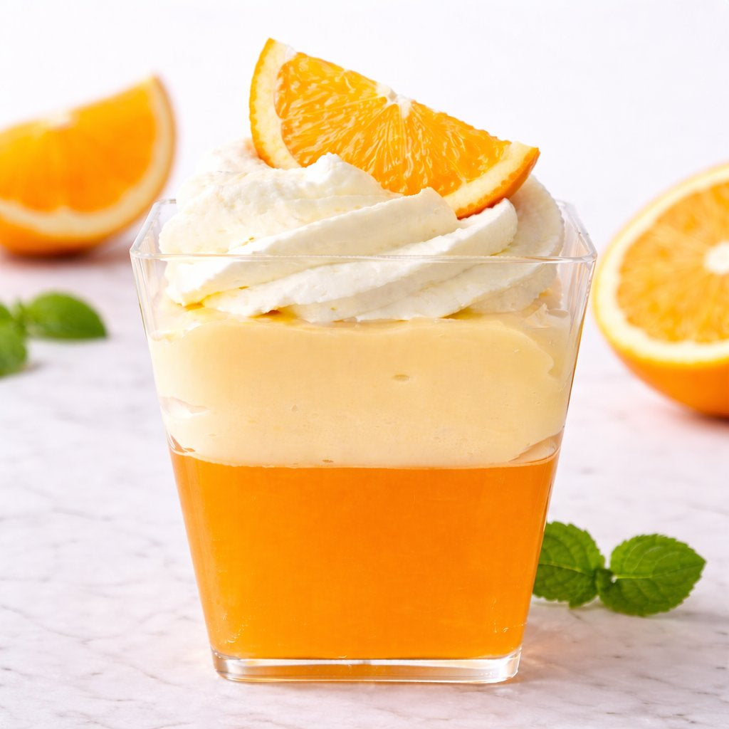 🍊 Orange Jelly & Cream Cup Buy1 get 1 free