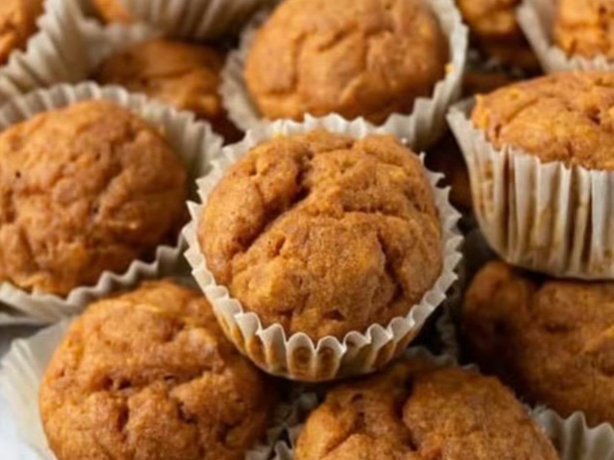 Pumpkin muffin at Madalyon Dessert in San Francisco