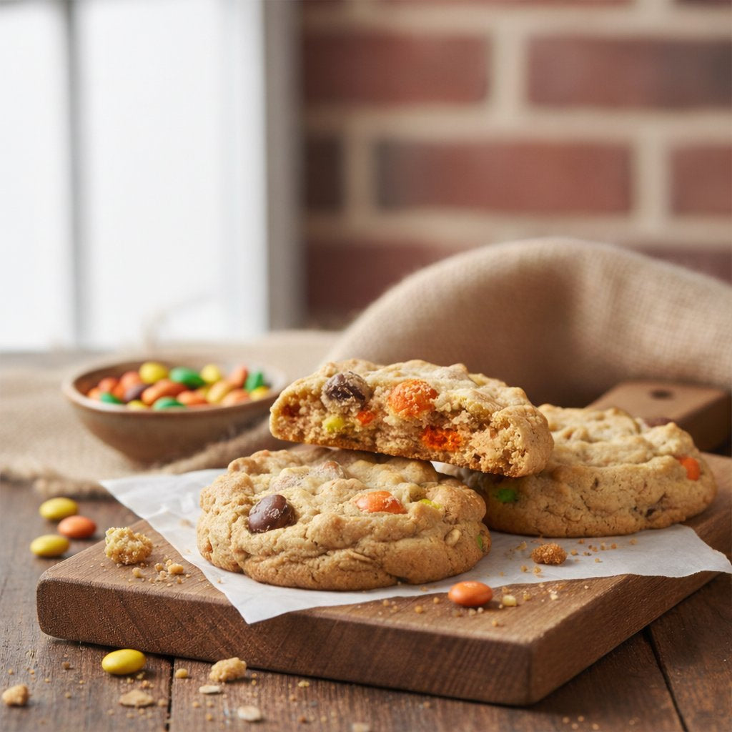 Peanut M&M Crunch Cookie