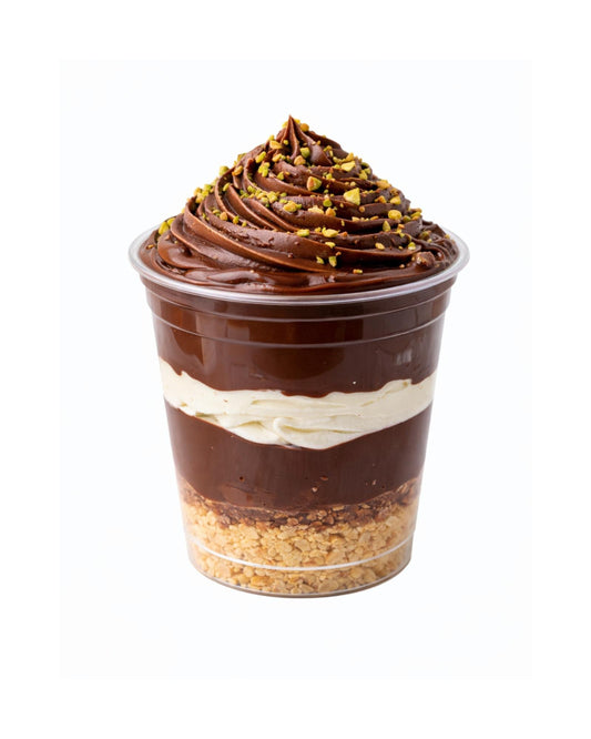 Classic Chocolate Cream Cup dessert by Madalyon Dessert