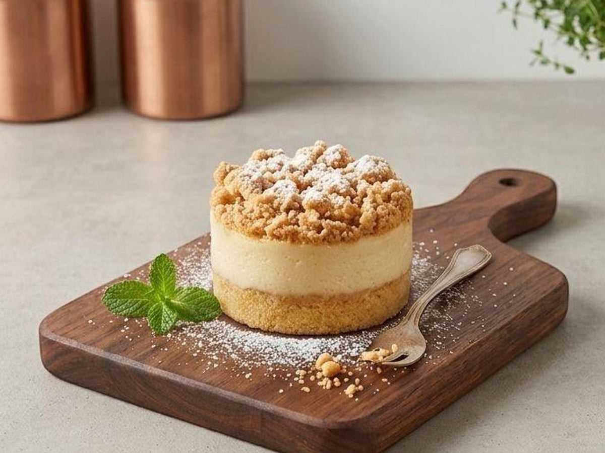 Brooklyn Crumb Cheesecake at Madalyon Dessert in San Francisco