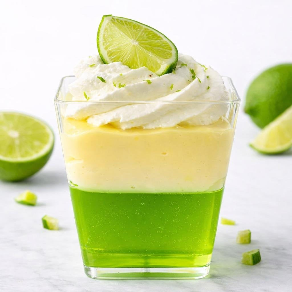 Lime Jelly & Cream Cup