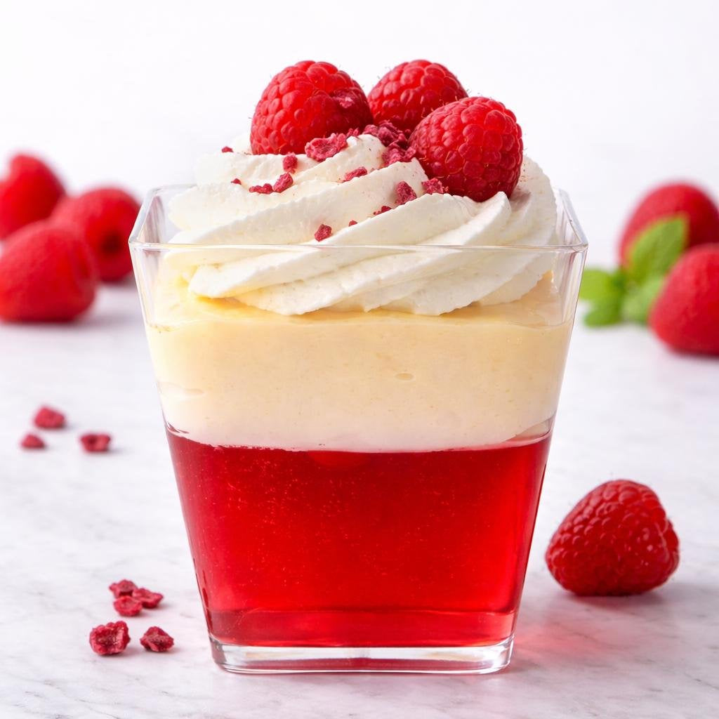 Raspberry Jelly & Cream Cup