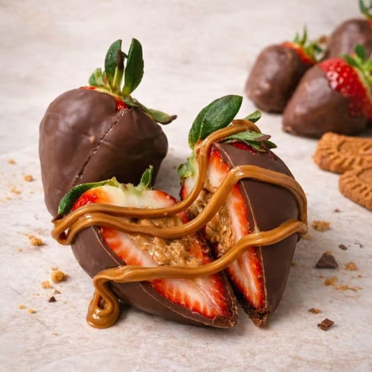 Dubai Style Biscoff Strawberry